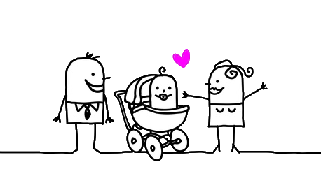 Papa maman bébé Fotolia_53316739_XS