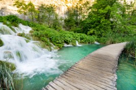 Waterfalls in Plitvice